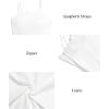 imageHolipick Womens Graduation Dress  Midi Formal Spaghetti Straps Wedding Guest Cocktail Party Slit Bodycon DressesWhite