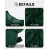 imageHolipick Womens Plus Size High Low Dress Wedding Guest Semi Formal Short Sleeves Long Cocktail Dresses with PocketsGreen