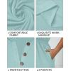 imageHolipick Womens Plus Size Summer Dresses for Women Casual Dress with Pockets ALine Swing Button Down Sleeveless V NeckGreen