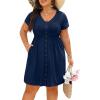 Navy Blue Short Sleeve