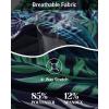 imageHolipick Plus Size Swim Pants for Women Swim Capris High Waisted Swim Leggings UPF 50 Long Swim ShortsNavy Leaf