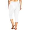 imageHolipick Plus Size Swim Pants for Women Swim Capris High Waisted Swim Leggings UPF 50 Long Swim ShortsWhite