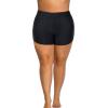 imageHolipick Plus Size Swim Shorts Women High Waisted Bathing Suit Bottoms Tummy Control Swim ShortsBlack