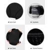 imageHolipick Plus Size Swim Shorts Women High Waisted Bathing Suit Bottoms Tummy Control Swim ShortsBlack