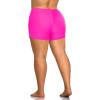 imageHolipick Plus Size Swim Shorts Women High Waisted Bathing Suit Bottoms Tummy Control Swim ShortsHot Pink