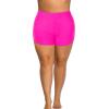 imageHolipick Plus Size Swim Shorts Women High Waisted Bathing Suit Bottoms Tummy Control Swim ShortsHot Pink