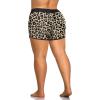 imageHolipick Plus Size Swim Shorts Women High Waisted Bathing Suit Bottoms Tummy Control Swim ShortsLeopard
