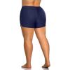 imageHolipick Plus Size Swim Shorts Women High Waisted Bathing Suit Bottoms Tummy Control Swim ShortsNavy Blue