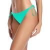 imageHolipick Bikini Bottoms for Women String Bathing Suit Bottom with Moderate Coverage Low Waist Swim BottomAqua Green