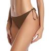 imageHolipick Bikini Bottoms for Women String Bathing Suit Bottom with Moderate Coverage Low Waist Swim BottomBrown