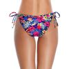 imageHolipick Bikini Bottoms for Women String Bathing Suit Bottom with Moderate Coverage Low Waist Swim BottomFlower
