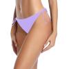 imageHolipick Bikini Bottoms for Women String Bathing Suit Bottom with Moderate Coverage Low Waist Swim BottomLavender