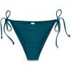 imageHolipick Bikini Bottoms for Women String Bathing Suit Bottom with Moderate Coverage Low Waist Swim BottomTeal