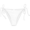 imageHolipick Bikini Bottoms for Women String Bathing Suit Bottom with Moderate Coverage Low Waist Swim BottomWhite