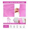 imageHolipick One Shoulder One Piece Swimsuit for Women Tummy Control Bathing Suits Modest Full Coverage Keyhole SwimwearPink Floral