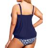 imageHolipick Plus Size Tankini Swimsuit for Women Tummy Control Two Piece Bathing Suit TankiniBlue Star