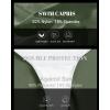 imageHolipick Womens Plus Size Swim Capris High Waisted Swim Pants Drawstring UPF50 Long Swim ShortsGreen