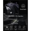 imageHolipick Womens Plus Size Swim Capris High Waisted Swim Pants Drawstring UPF50 Long Swim ShortsPure Black