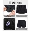 imageHolipick Two Piece Plus Size Tankini Swimsuits for Women Tummy Control Swim Top with Shorts Long Flowy Bathing SuitsBlack