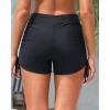 imageHolipick Womens Plus Size Swim Shorts High Waisted Bathing Suit Bottoms Sporty Tummy Control Swimsuit ShortsBlack Regular Size