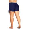 imageHolipick Womens Plus Size Swim Shorts High Waisted Bathing Suit Bottoms Sporty Tummy Control Swimsuit ShortsNavy Blue