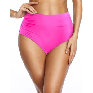 imageHolipick Women High Waisted Bikini Bottom Full Coverage Bathing Suits Bottoms Convertible Tummy Control Swim BottomPink