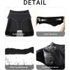 image7quot Swim Shorts Women  High Waisted Bathing Suit Shorts Tummy Control Boy Short Swimsuits Lace 2025 Swimwear BottomBlack