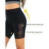 image7quot Swim Shorts Women  High Waisted Bathing Suit Shorts Tummy Control Boy Short Swimsuits Lace 2025 Swimwear BottomBlack