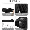 imageHolipick 7quot Swim Shorts Women High Waisted Bathing Suit Shorts Swimsuit Boy Short Long Swimwear BottomBlack