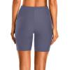 imageHolipick 7quot Swim Shorts Women High Waisted Bathing Suit Shorts Swimsuit Boy Short Long Swimwear BottomDark Gray