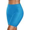 imageHolipick 7quot Swim Shorts Women High Waisted Bathing Suit Shorts Swimsuit Boy Short Long Swimwear BottomLake Blue