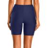 imageHolipick 7quot Swim Shorts Women High Waisted Bathing Suit Shorts Swimsuit Boy Short Long Swimwear BottomNavy Blue