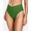 imageHolipick High Waisted Bikini Bottoms  V Cut Bathing Suit Bottom Moderate Coverage Swim BottomGreen