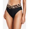 imageHolipick High Waisted Bikini Bottoms  V Cut Bathing Suit Bottom Moderate Coverage Swim BottomLeopard