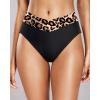imageHolipick High Waisted Bikini Bottoms  V Cut Bathing Suit Bottom Moderate Coverage Swim BottomLeopard