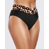 imageHolipick High Waisted Bikini Bottoms  V Cut Bathing Suit Bottom Moderate Coverage Swim BottomLeopard