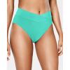 imageHolipick High Waisted Bikini Bottoms  V Cut Bathing Suit Bottom Moderate Coverage Swim BottomLight Blue