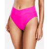 imageHolipick High Waisted Bikini Bottoms  V Cut Bathing Suit Bottom Moderate Coverage Swim BottomPink