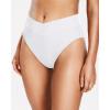 imageHolipick High Waisted Bikini Bottoms  V Cut Bathing Suit Bottom Moderate Coverage Swim BottomWhite