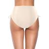 imageHolipick Swimsuit Bottoms for Women  High Waisted Bikini Bottoms Tie Side Tummy Control Bathing Suit BottomBeige