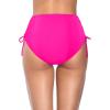 imageHolipick Swimsuit Bottoms for Women  High Waisted Bikini Bottoms Tie Side Tummy Control Bathing Suit BottomHot Pink