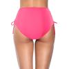 imageHolipick Swimsuit Bottoms for Women  High Waisted Bikini Bottoms Tie Side Tummy Control Bathing Suit BottomPink