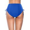 imageHolipick Swimsuit Bottoms for Women  High Waisted Bikini Bottoms Tie Side Tummy Control Bathing Suit BottomRoyal Blue