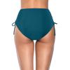 imageHolipick Swimsuit Bottoms for Women  High Waisted Bikini Bottoms Tie Side Tummy Control Bathing Suit BottomTeal