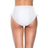 imageHolipick Swimsuit Bottoms for Women  High Waisted Bikini Bottoms Tie Side Tummy Control Bathing Suit BottomWhite