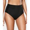 imageHolipick Women Bathing Suit Bottoms  High Waisted Bikini Bottoms Full Coverage Tummy Control Swim BottomBlack 1