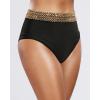 imageHolipick Women Bathing Suit Bottoms  High Waisted Bikini Bottoms Full Coverage Tummy Control Swim BottomBlack Sequin