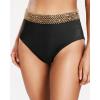 imageHolipick Women Bathing Suit Bottoms  High Waisted Bikini Bottoms Full Coverage Tummy Control Swim BottomBlack Sequin
