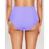 imageHolipick Women Bathing Suit Bottoms  High Waisted Bikini Bottoms Full Coverage Tummy Control Swim BottomLavender