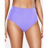 imageHolipick Women Bathing Suit Bottoms  High Waisted Bikini Bottoms Full Coverage Tummy Control Swim BottomLavender